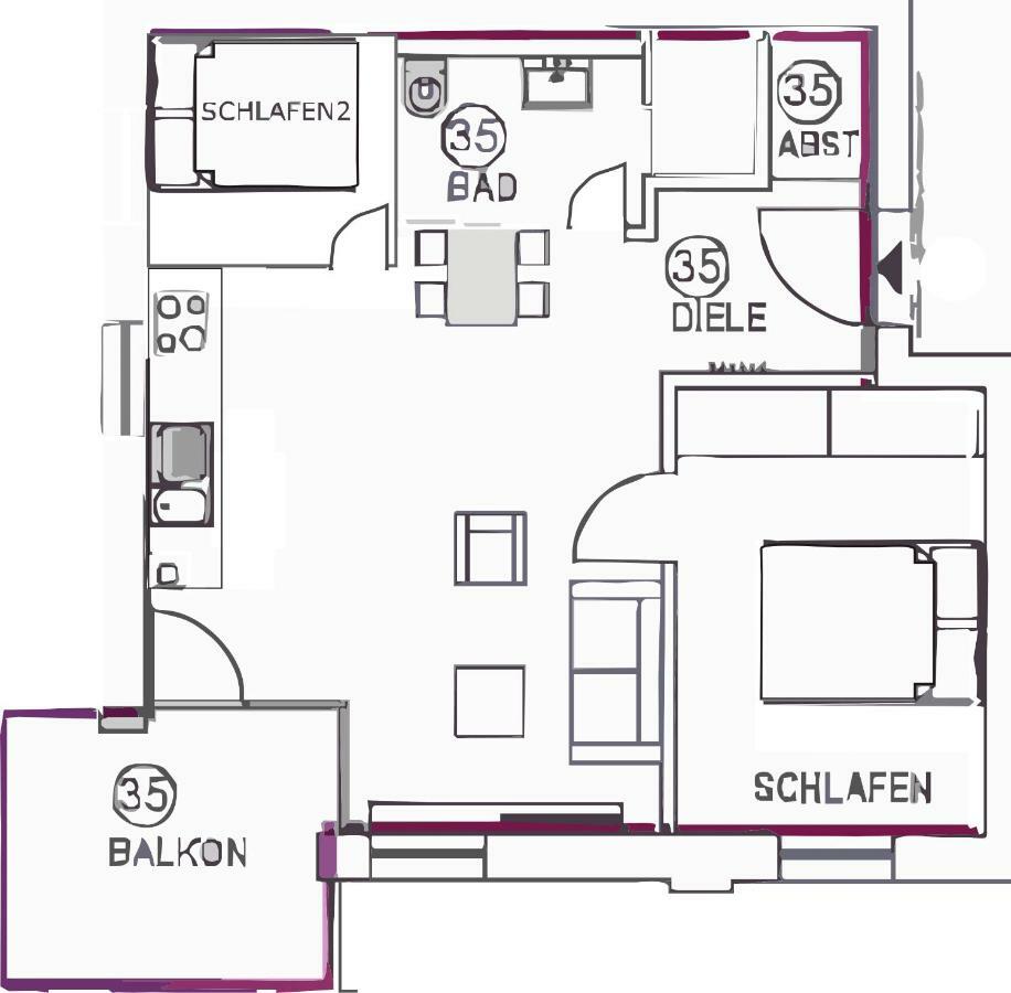 Villa Strandläufer im Villen-Ensemble Baabe Exterior foto